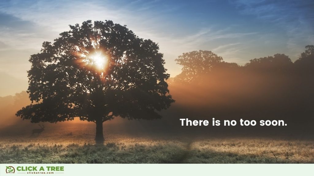 There is no too soon. Quote